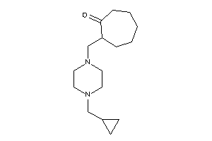 2-[[4-(cyclopropylmethyl)piperazino]methyl]cycloheptanone