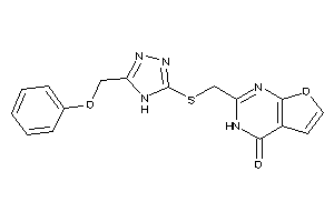 2-[[[5-(phenoxymethyl)-4H-1,2,4-triazol-3-yl]thio]methyl]-3H-furo[2,3-d]pyrimidin-4-one