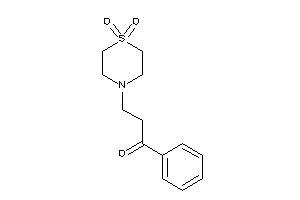 3-(1,1-diketo-1,4-thiazinan-4-yl)-1-phenyl-propan-1-one