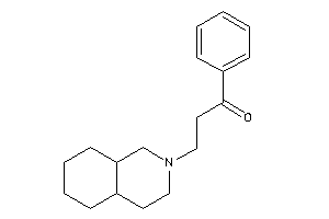 3-(3,4,4a,5,6,7,8,8a-octahydro-1H-isoquinolin-2-yl)-1-phenyl-propan-1-one