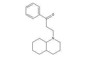 3-(3,4,4a,5,6,7,8,8a-octahydro-2H-quinolin-1-yl)-1-phenyl-propan-1-one