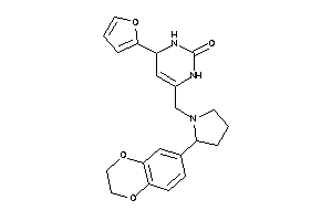 6-[[2-(2,3-dihydro-1,4-benzodioxin-6-yl)pyrrolidino]methyl]-4-(2-furyl)-3,4-dihydro-1H-pyrimidin-2-one