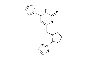 4-(2-furyl)-6-[[2-(2-thienyl)pyrrolidino]methyl]-3,4-dihydro-1H-pyrimidin-2-one