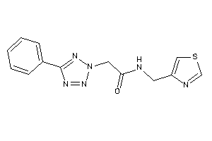 2-(5-phenyltetrazol-2-yl)-N-(thiazol-4-ylmethyl)acetamide