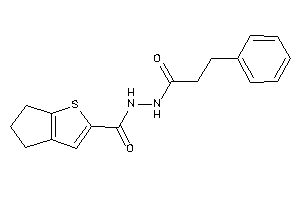 N'-hydrocinnamoyl-5,6-dihydro-4H-cyclopenta[b]thiophene-2-carbohydrazide