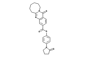 Image of 13-keto-6,7,8,9,10,11-hexahydroazocino[2,1-b]quinazoline-3-carboxylic Acid [4-(2-ketopyrrolidino)phenyl] Ester