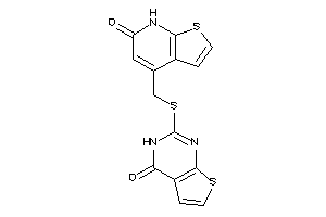 2-[(6-keto-7H-thieno[2,3-b]pyridin-4-yl)methylthio]-3H-thieno[2,3-d]pyrimidin-4-one