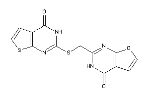 2-[[(4-keto-3H-thieno[2,3-d]pyrimidin-2-yl)thio]methyl]-3H-furo[2,3-d]pyrimidin-4-one