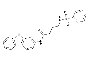 4-(benzenesulfonamido)-N-dibenzofuran-3-yl-butyramide