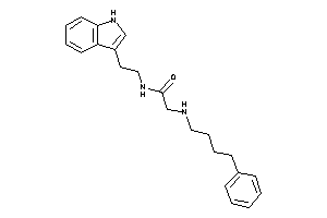N-[2-(1H-indol-3-yl)ethyl]-2-(4-phenylbutylamino)acetamide