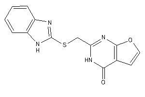 2-[(1H-benzimidazol-2-ylthio)methyl]-3H-furo[2,3-d]pyrimidin-4-one