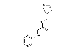 2-(pyrazin-2-ylamino)-N-(thiazol-4-ylmethyl)acetamide