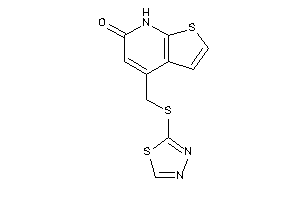 4-[(1,3,4-thiadiazol-2-ylthio)methyl]-7H-thieno[2,3-b]pyridin-6-one