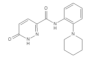 Image of 6-keto-N-(2-piperidinophenyl)-1H-pyridazine-3-carboxamide