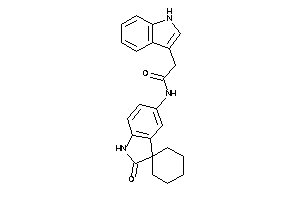 2-(1H-indol-3-yl)-N-(2'-ketospiro[cyclohexane-1,3'-indoline]-5'-yl)acetamide