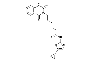 N-(5-cyclopropyl-1,3,4-thiadiazol-2-yl)-6-(4-keto-2-thioxo-1H-quinazolin-3-yl)hexanamide