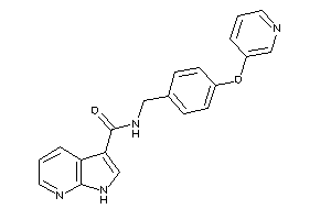 N-[4-(3-pyridyloxy)benzyl]-1H-pyrrolo[2,3-b]pyridine-3-carboxamide