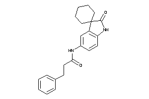 N-(2'-ketospiro[cyclohexane-1,3'-indoline]-5'-yl)-3-phenyl-propionamide