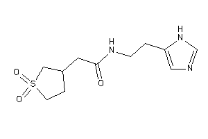 2-(1,1-diketothiolan-3-yl)-N-[2-(1H-imidazol-5-yl)ethyl]acetamide