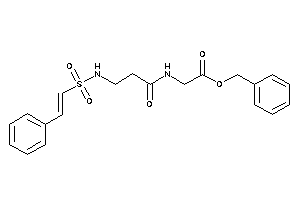2-[3-(styrylsulfonylamino)propanoylamino]acetic Acid Benzyl Ester