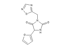 5-(2-furyl)-3-(1,2,4-oxadiazol-5-ylmethyl)hydantoin