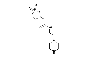 2-(1,1-diketothiolan-3-yl)-N-(2-piperazinoethyl)acetamide