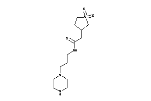 2-(1,1-diketothiolan-3-yl)-N-(3-piperazinopropyl)acetamide