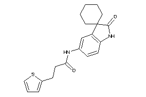 N-(2'-ketospiro[cyclohexane-1,3'-indoline]-5'-yl)-3-(2-thienyl)propionamide