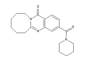 3-(piperidine-1-carbonyl)-6,7,8,9,10,11-hexahydroazocino[2,1-b]quinazolin-13-one
