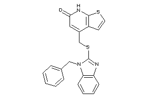 4-[[(1-benzylbenzimidazol-2-yl)thio]methyl]-7H-thieno[2,3-b]pyridin-6-one