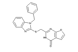 2-[[(1-benzylbenzimidazol-2-yl)thio]methyl]-3H-furo[2,3-d]pyrimidin-4-one