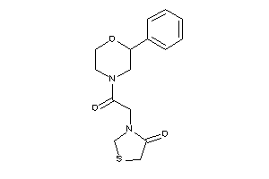 3-[2-keto-2-(2-phenylmorpholino)ethyl]thiazolidin-4-one