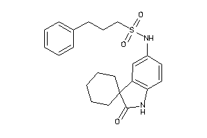N-(2'-ketospiro[cyclohexane-1,3'-indoline]-5'-yl)-3-phenyl-propane-1-sulfonamide