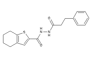 N'-hydrocinnamoyl-4,5,6,7-tetrahydrobenzothiophene-2-carbohydrazide