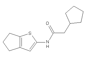 2-cyclopentyl-N-(5,6-dihydro-4H-cyclopenta[b]thiophen-2-yl)acetamide