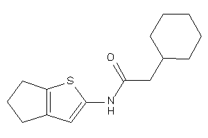 2-cyclohexyl-N-(5,6-dihydro-4H-cyclopenta[b]thiophen-2-yl)acetamide