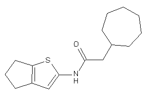 2-cycloheptyl-N-(5,6-dihydro-4H-cyclopenta[b]thiophen-2-yl)acetamide