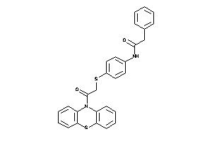 Image of N-[4-[(2-keto-2-phenothiazin-10-yl-ethyl)thio]phenyl]-2-phenyl-acetamide