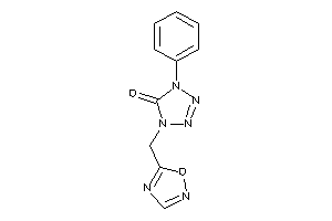 1-(1,2,4-oxadiazol-5-ylmethyl)-4-phenyl-tetrazol-5-one