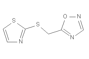 Image of 5-[(thiazol-2-ylthio)methyl]-1,2,4-oxadiazole