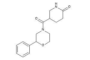 5-(2-phenylmorpholine-4-carbonyl)-2-piperidone