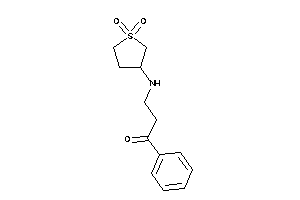 3-[(1,1-diketothiolan-3-yl)amino]-1-phenyl-propan-1-one