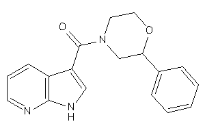 (2-phenylmorpholino)-(1H-pyrrolo[2,3-b]pyridin-3-yl)methanone