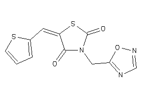 3-(1,2,4-oxadiazol-5-ylmethyl)-5-(2-thenylidene)thiazolidine-2,4-quinone