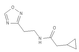 2-cyclopropyl-N-[2-(1,2,4-oxadiazol-3-yl)ethyl]acetamide