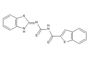 N-(3H-1,3-benzothiazol-2-ylidenethiocarbamoyl)benzothiophene-2-carboxamide