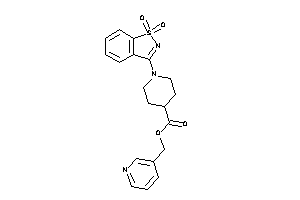 1-(1,1-diketo-1,2-benzothiazol-3-yl)isonipecot 3-pyridylmethyl Ester