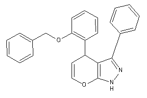 4-(2-benzoxyphenyl)-3-phenyl-1,4-dihydropyrano[2,3-c]pyrazole
