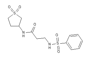 3-(benzenesulfonamido)-N-(1,1-diketothiolan-3-yl)propionamide