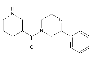 (2-phenylmorpholino)-(3-piperidyl)methanone